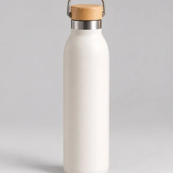 Gourde isotherme 750 ml bouchon bambou