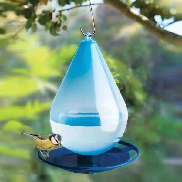 Abreuvoir goutte d'eau pour oiseaux du jardin