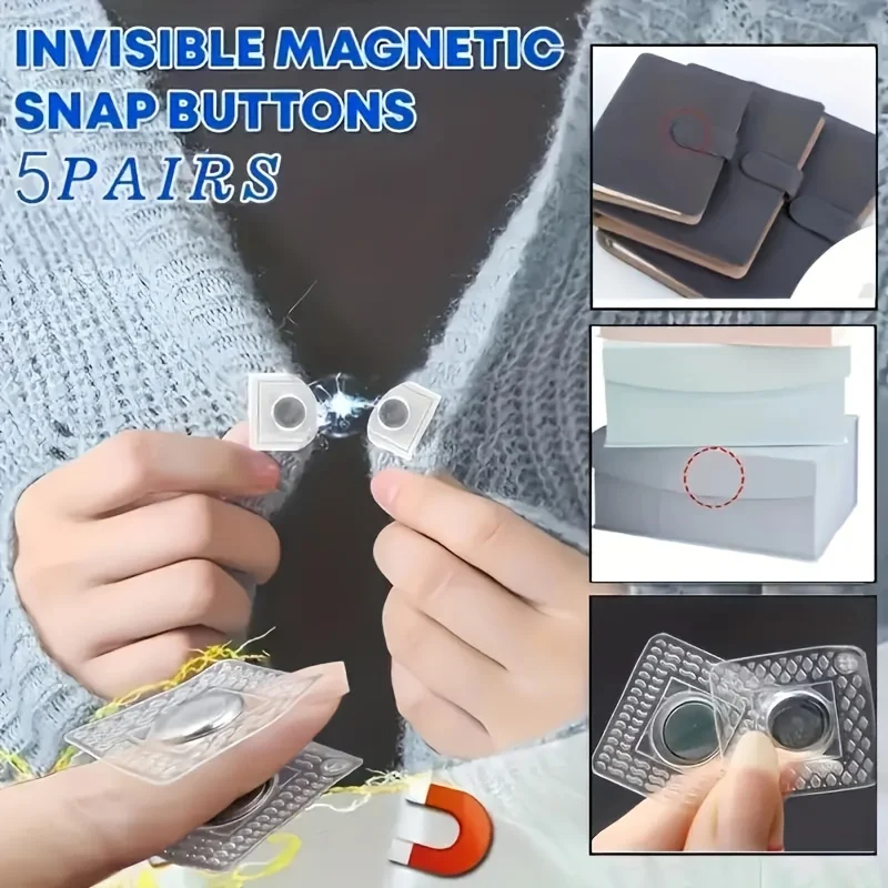 Fermeture magnétique invisible sur un gilet