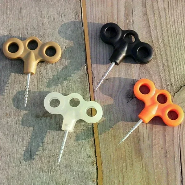 Ancres de sol à visser pour tente, lot de 10