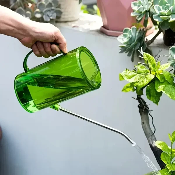 Arrosoir transparent 1 L à long bec et pomme