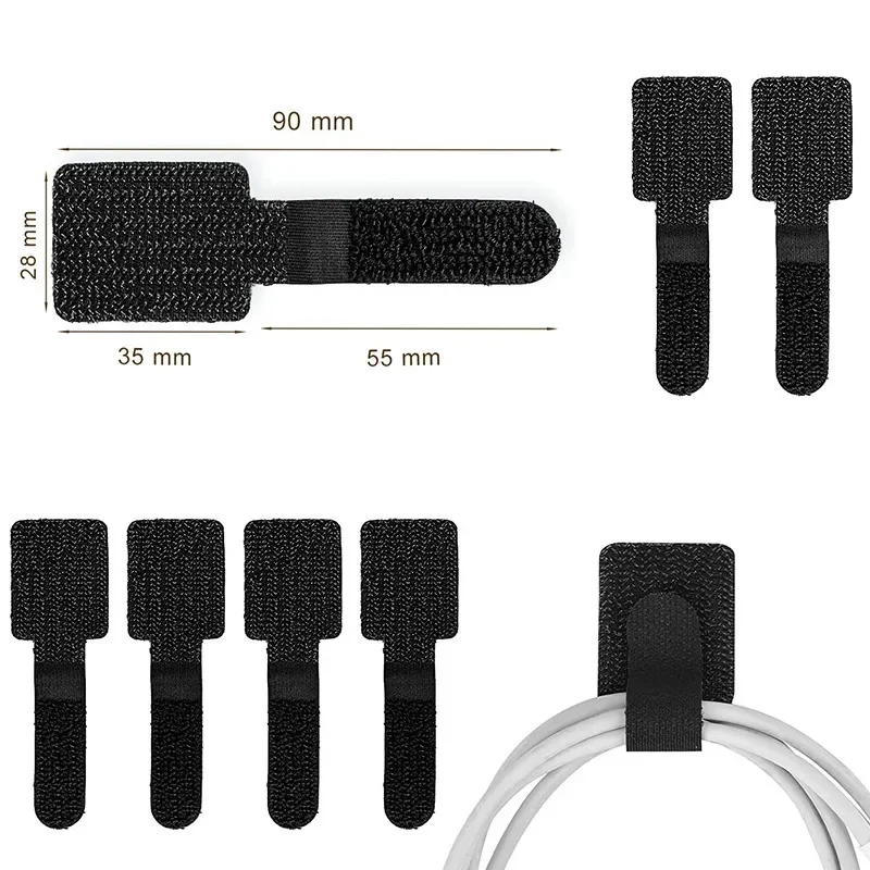 Attaches adhésives et leurs dimensions