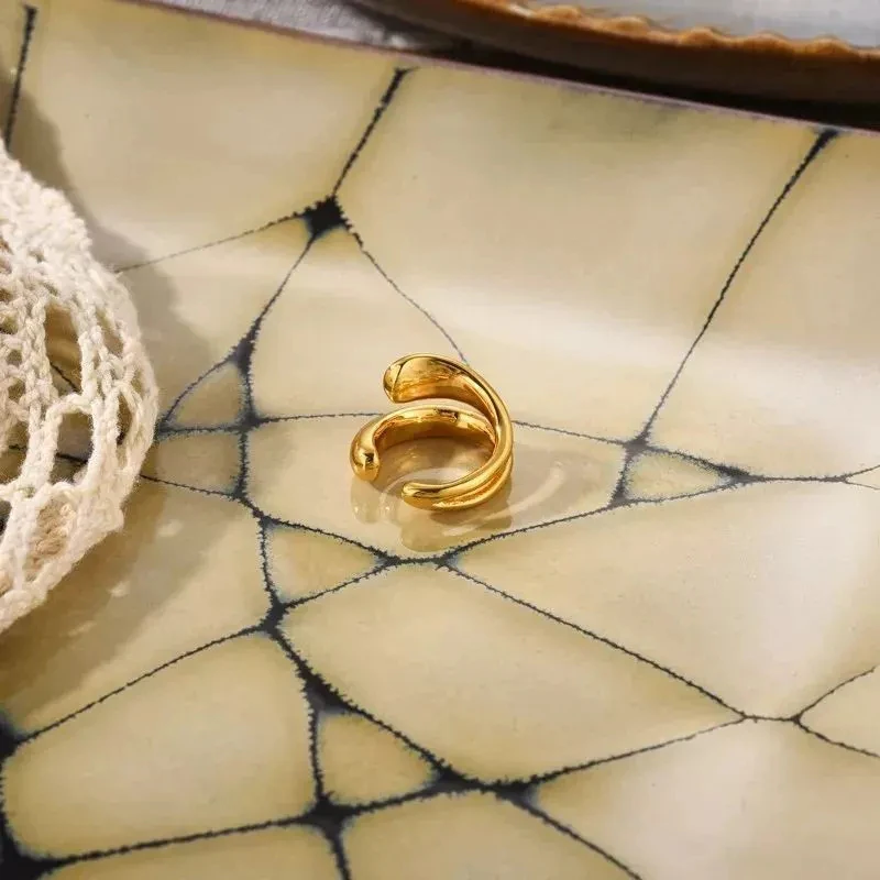 Bague d'oreille posée