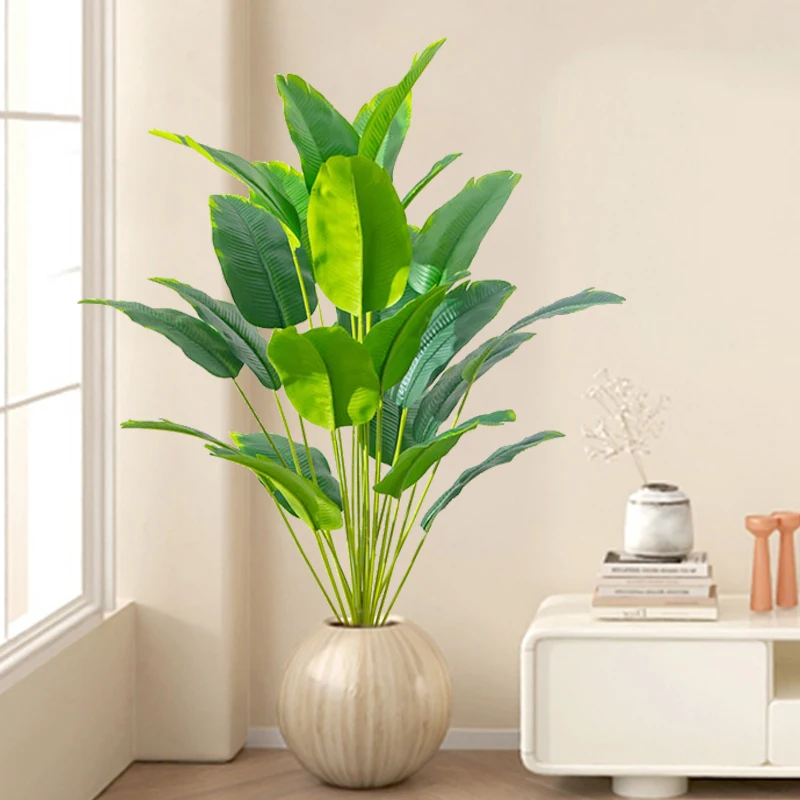 Bananier dans un grand vase