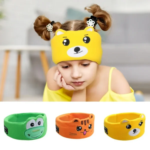 Bandeau de sommeil Bluetooth enfant à motif animal