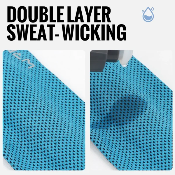 Maille double couche du bandeau de sport