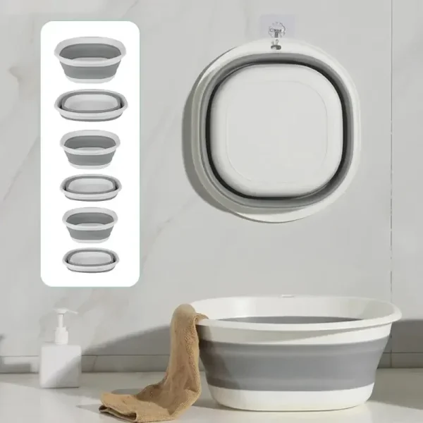 Bassine pliable en silicone