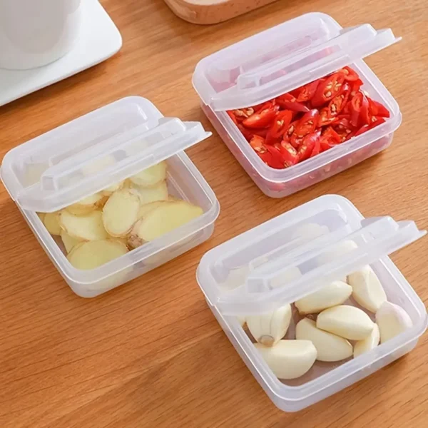 Boîtes remplies de tomates, pommes de terre et ail