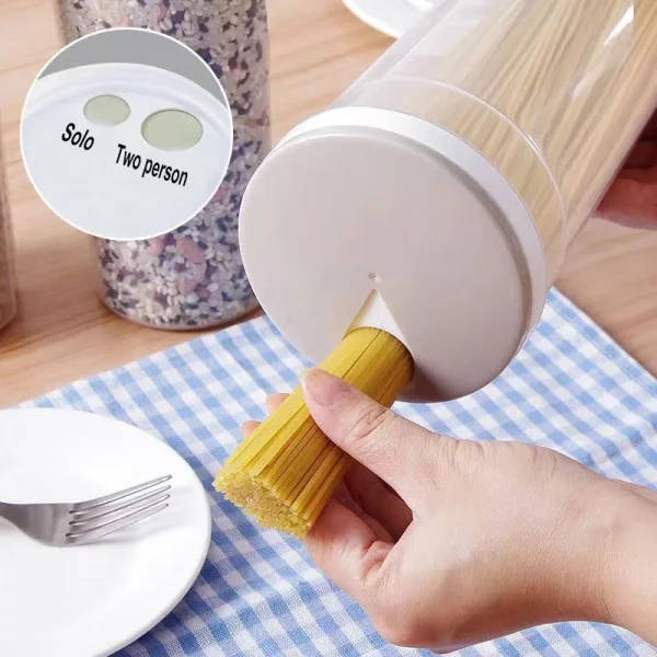Boîte hermétique à spaghettis, doseur intégré