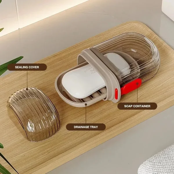 Couvercle, boîte et plateau égouttoir