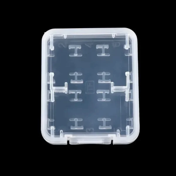 Boîtiers transparents pour cartes mémoire 8 en 1