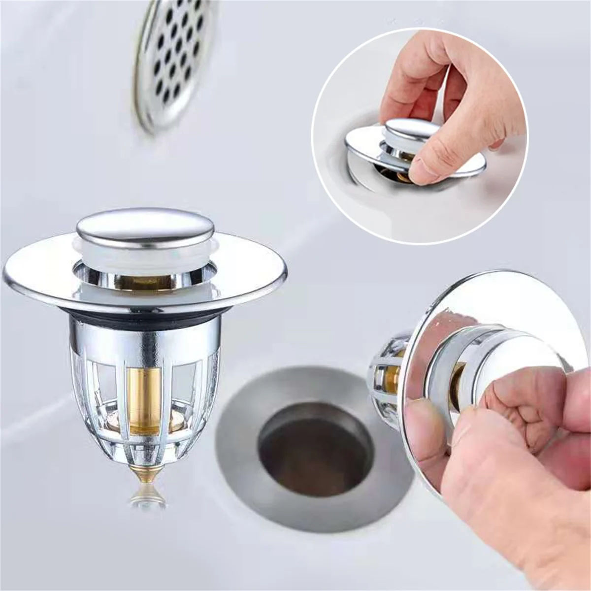 Bonde retirée du lavabo