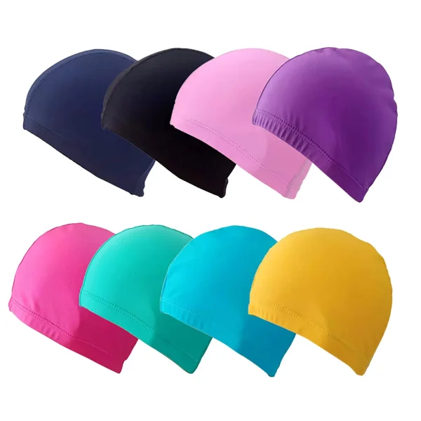 Bonnet de natation en tissu fin
