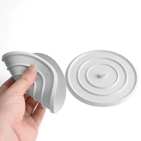 Bouchon plat universel en silicone, 11 cm