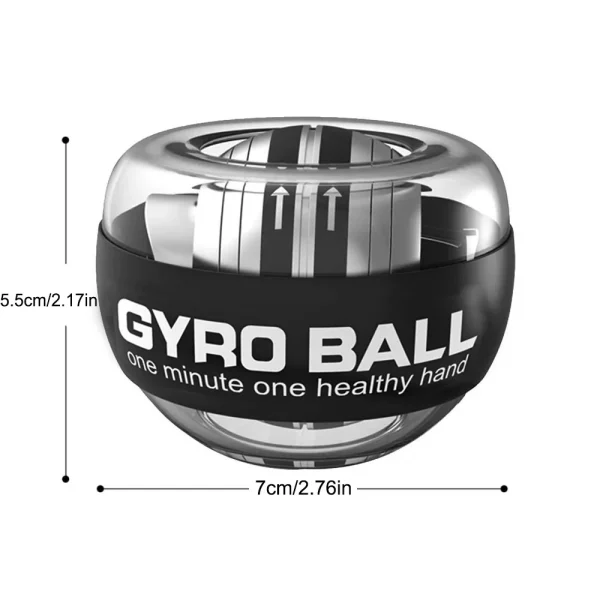 Boule gyroscopique de poignet à démarrage automatique, avec ou sans LED