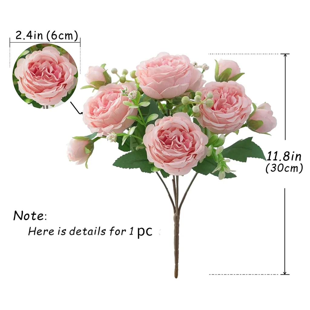 Dimensions du bouquet