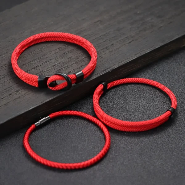 Bracelets corde homme, lot de 3