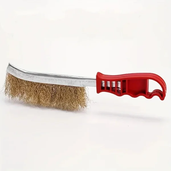Brosse métallique laiton pour grille et plaque
