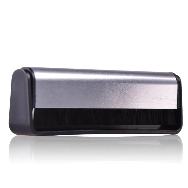 Brosse vinyle en fibre de carbone à poignée