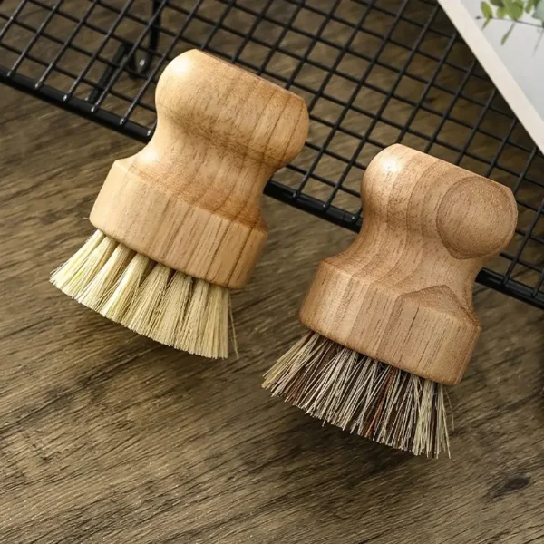 Brosses à vaisselle en bois, sisal ou coco