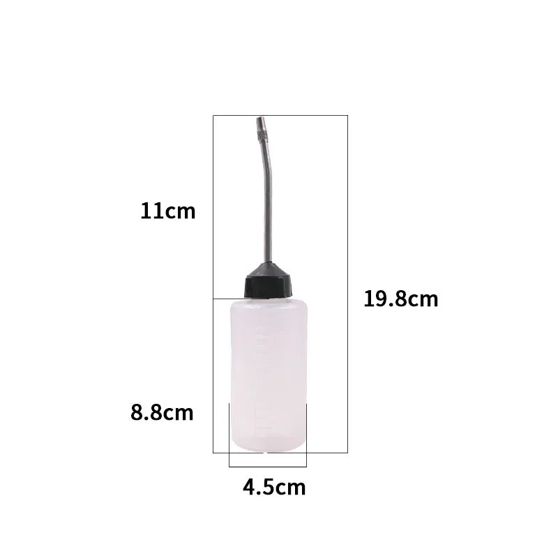 Dimensions de la burette : 19,8 cm