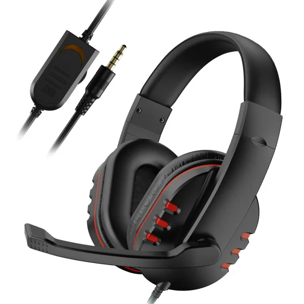 Casque gaming filaire avec micro