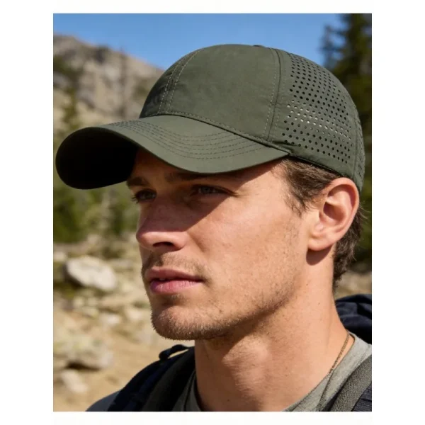 Casquette de randonnée ajourée séchage rapide