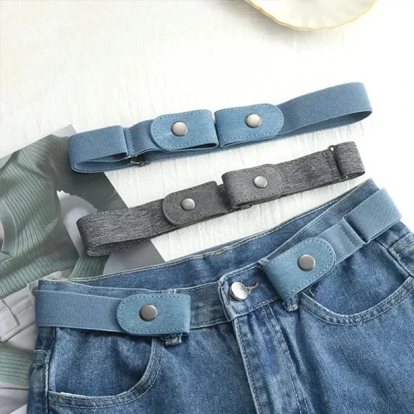 Ceinture élastique invisible sans boucle