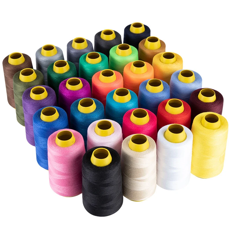 Vingt-huit couleurs de cônes de fil
