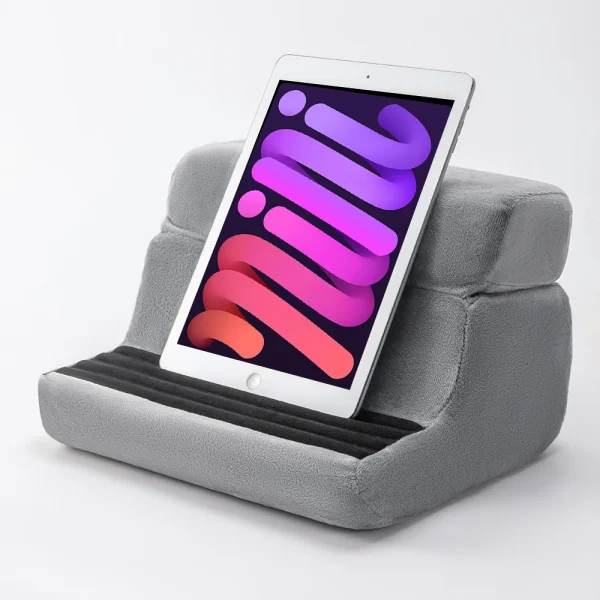Coussin support de tablette 4 angles avec rangement