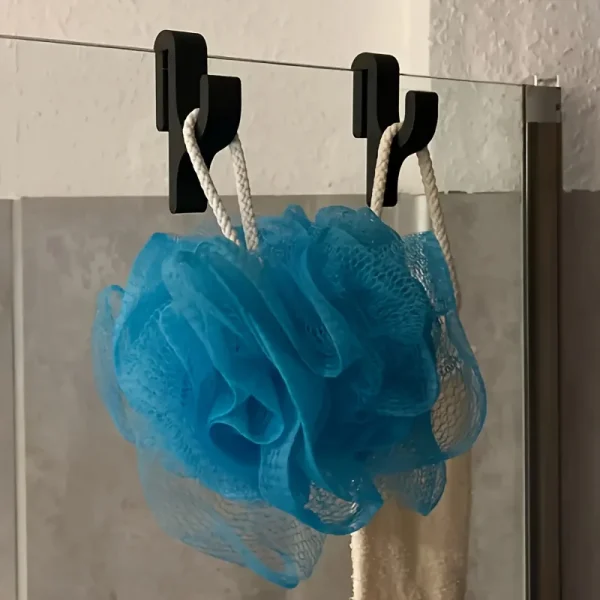 Crochets de paroi de douche pour verre de 8 mm