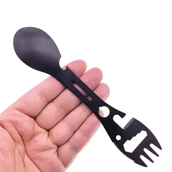 Cuillère-fourchette multifonction de camping