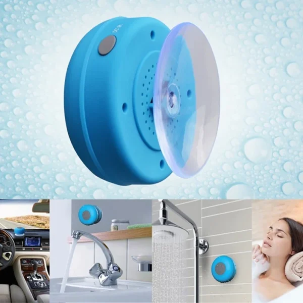 Enceinte de douche Bluetooth à ventouse
