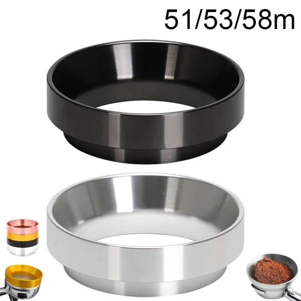 Entonnoir doseur pour porte-filtre expresso, 51 à 58 mm