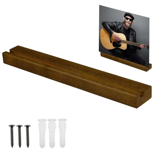 Étagère murale en bois pour pochette de vinyle