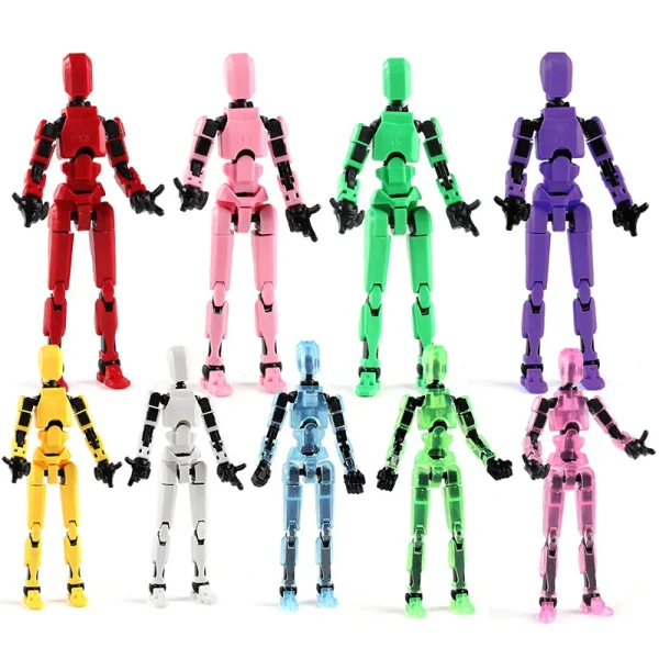 Figurines articulées de toutes les couleurs