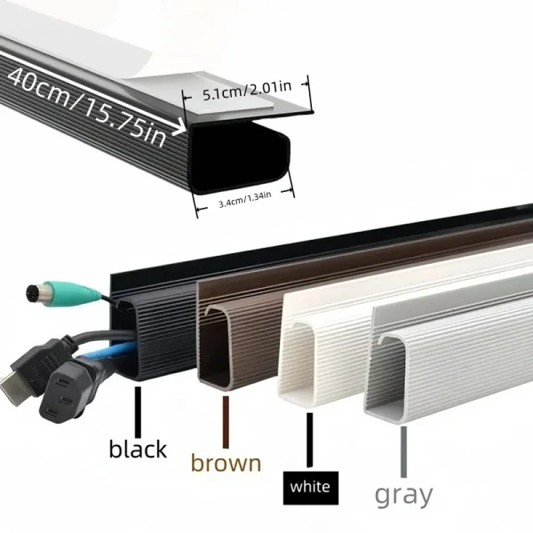 Dimensions et coloris de la goulotte