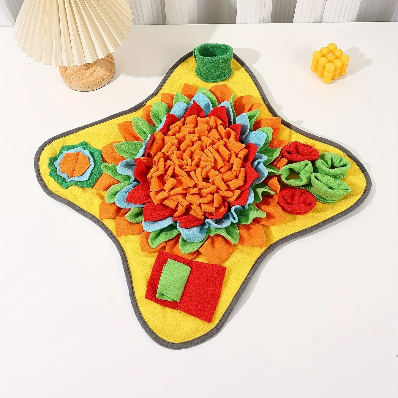 Tapis posé