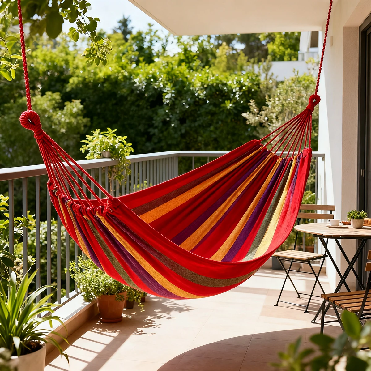 Sur la terrasse