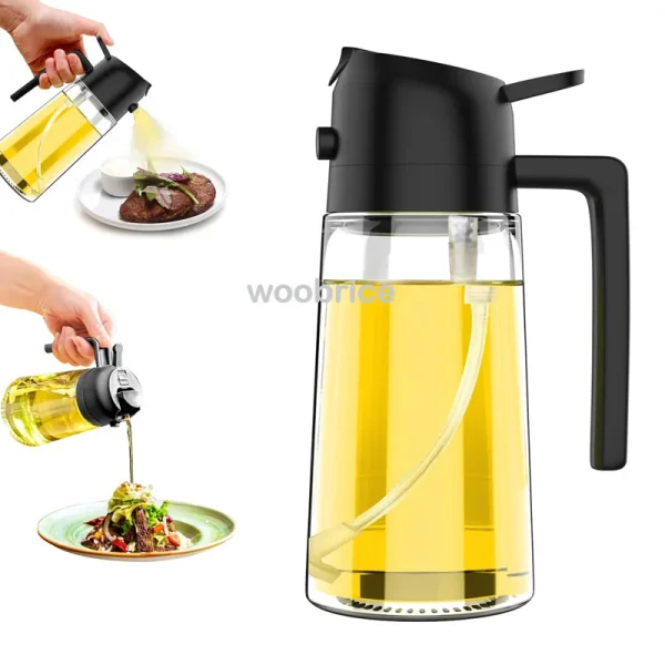 Huilier 2 en 1 verseur et vaporisateur, 500 ml