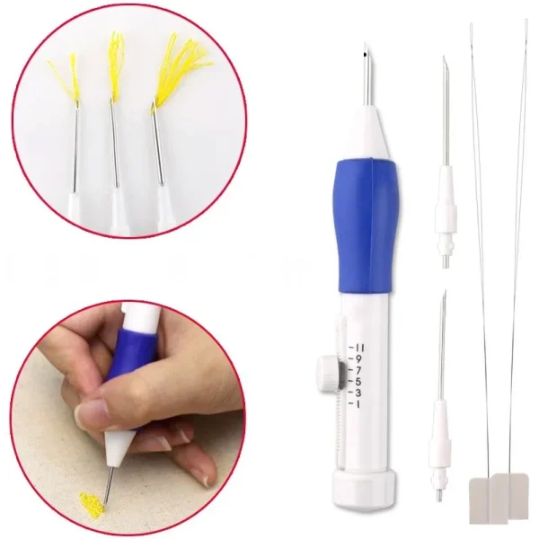 Stylo punch needle et aiguilles