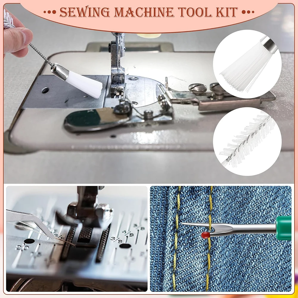 Nettoyer une machine à coudre avec le kit