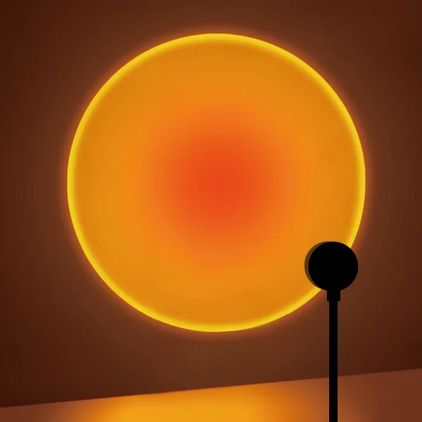 Lampe « coucher de soleil » USB, projection orientable