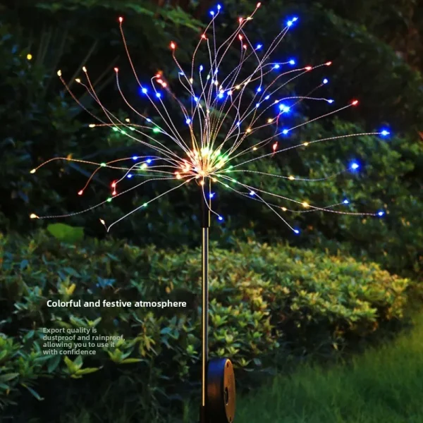 Gerbe lumineuse multicolore