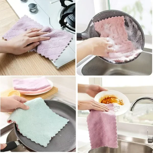 Lavettes en cuisine