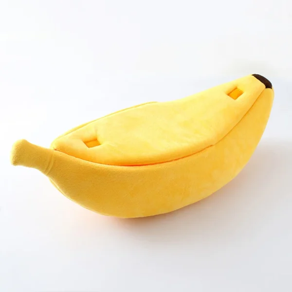 Lit banane pour chat