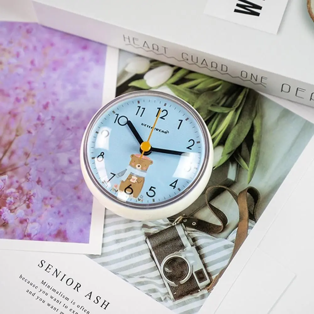 Mini horloge bleue à l'ours polaire