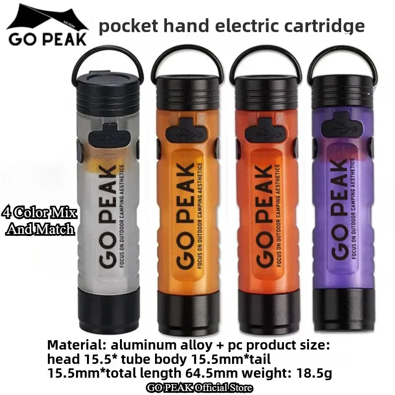 Quatre coloris de mini lampes GOPEAK