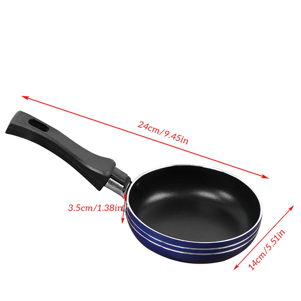 Dimensions de la mini poêle de 14 cm