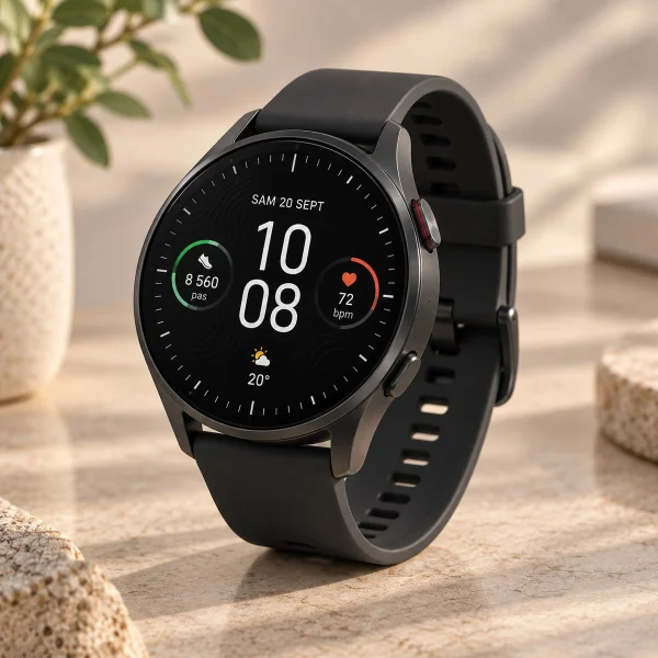 Montre connectée sport écran AMOLED